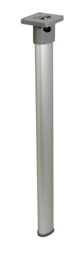 PIED DE TABLE PLIANT ULTRA LEGER 675mm ARGENT