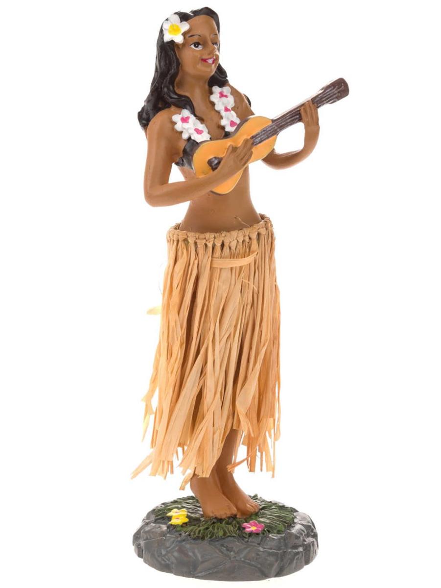 Figurine Solaire Dansante, Danseuse Hawaienne Voiture Qui Bouge