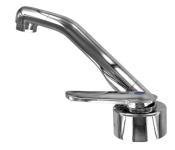 MITIGEUR FLORENZ PLASTIQUE CHROME AVEC BEC 17 CM