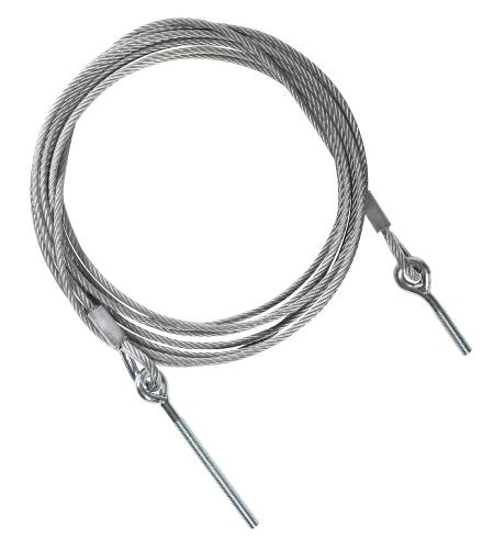 CABLES DE SECURITE EN ACIER POUR TOIT MTH - 4 Haubans en acier