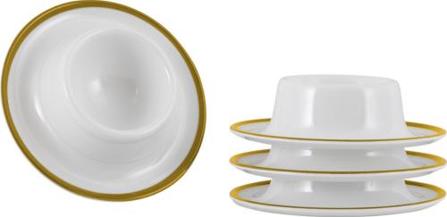 COQUETIER GIMEX LINEA GOLD - 4 PIECES