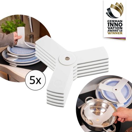LOT DE 5 PROTECTIONS ANTI-CHOCS MAGNÉTIQUES POUR CASSEROLE