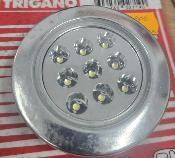 SPOT 9 LEDS ENTOURAGE ARGENT