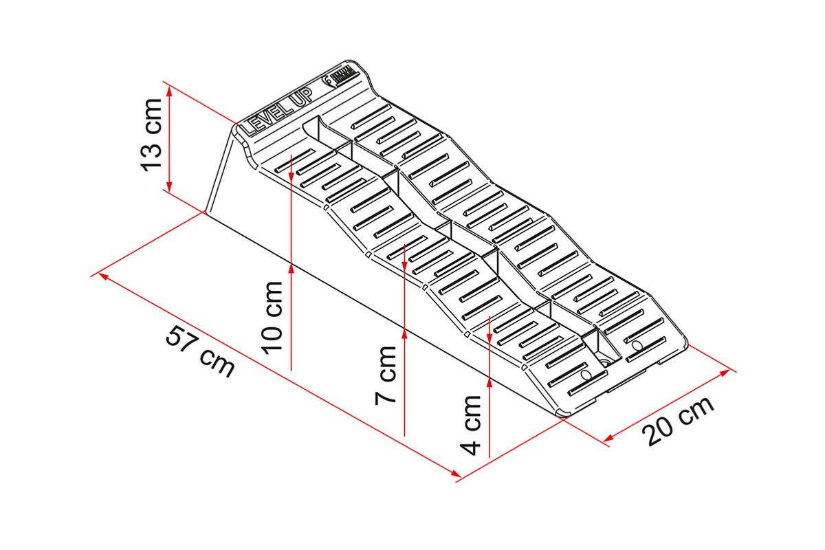 Jeu de cales pour véhicules de 5t