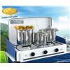 BATTERIE DE CUISINE EN ACIER INOXYDABLE 6 pieces