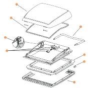 CADRE INTERIEUR AVEC ROLLOS POUR MINI HEKI