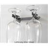PORTE-VERRE DOUBLE ACETAL GRIS