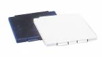 COUVERCLE DE RECHANGE CARRE BLANC POUR PRISE CEE EXTERIEURE ENCASTREE