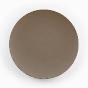 4 ASSIETTES PLATES 25cm TABLE & NATURE - COLORIS NOISETTE