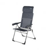 FAUTEUIL CLASSIC CRESPO GRIS AVEC APPUI-TÊTE REGLABLE