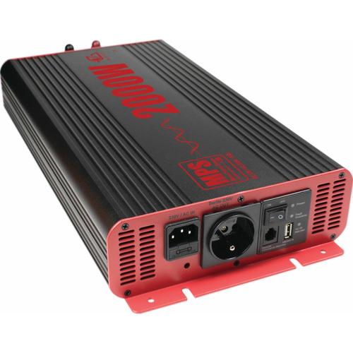 CONVERTISSEUR EZA 2000W PURE SINUS 12/230V AVEC PRIORITE DE CHARGE + TELECOMMANDE DEPORTEE
