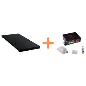 KIT ALL BLACK 300W ANTARION - PANNEAU SOLAIRE 167,9 x 100,2 x 6 cm + REGUL MPPT +  NECESSAIRE DE POSE