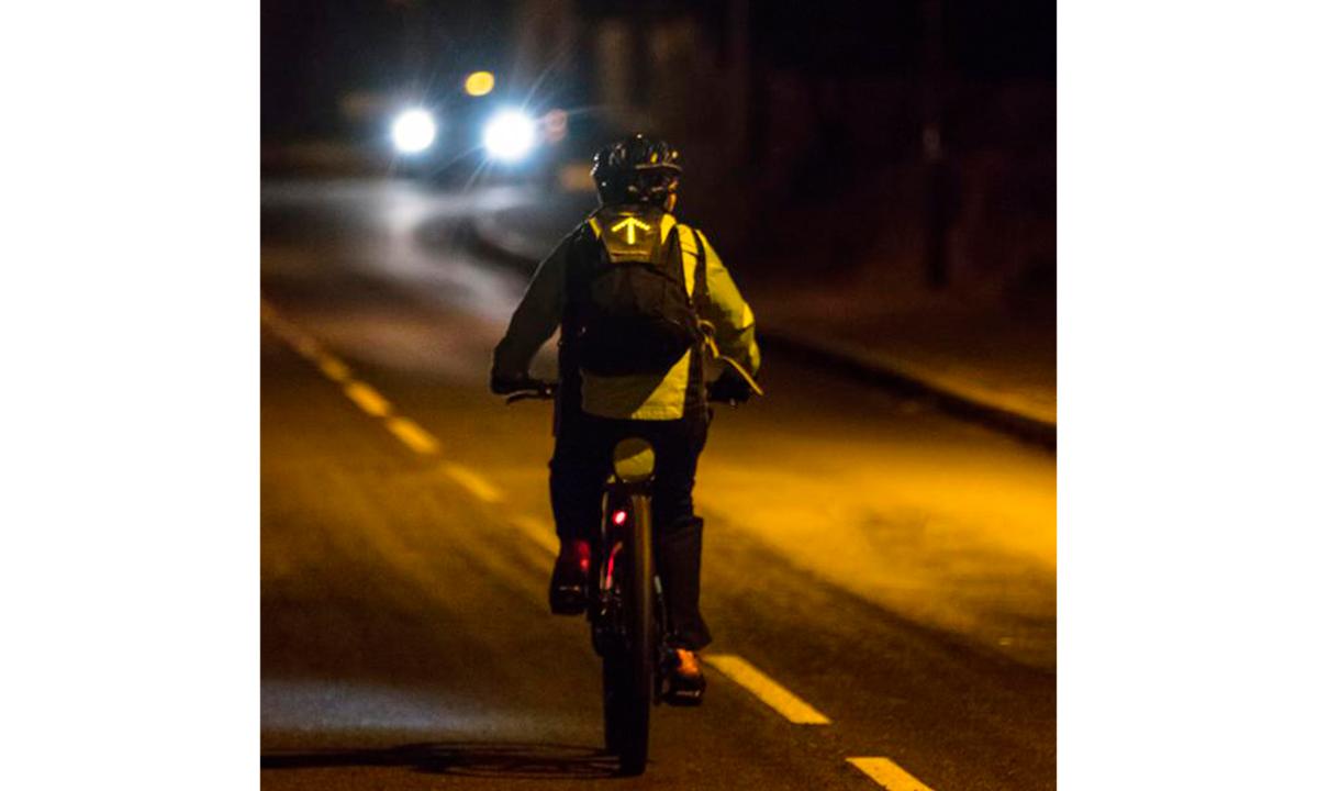 Gilet clignotant led vélo