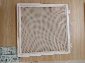 CADRE AVEC MOUSTIQUAIRE-POUR MPK VISO VENT S ECO 28x28 - BLANC