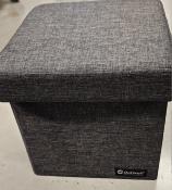 TABOURET RANGEMENT PLIABLE GRIS OUTWELL 30X30X29CM