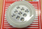 SPOT A ENCASTRER 9 LEDS ENTOURAGE BLANC Diam 7cm