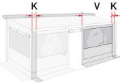 SEGMENT DE FACADE FRONT PANEL 20cm pour PRIVACY ROOM CS LIGHT 