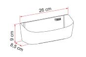RANGE TOUT MURAL Pocket Plus M 26x8.5x9cm - FIAMMA