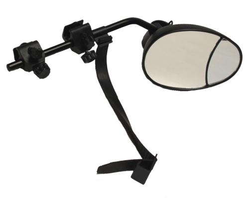 RETROVISEUR DE REMORQUAGE OVAL CARBEST AVEC MIROIR ANGLE MORT