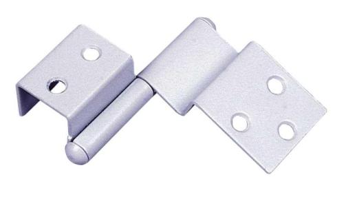 CHARNIERE SPECIALE PORTE x 2 GRIS CLAIR - DROITE