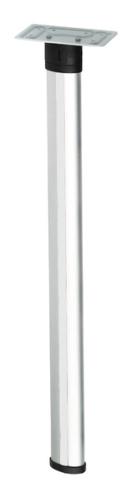 PIED DE TABLE PLIANT HAUT OVAL 675mm ARGENT