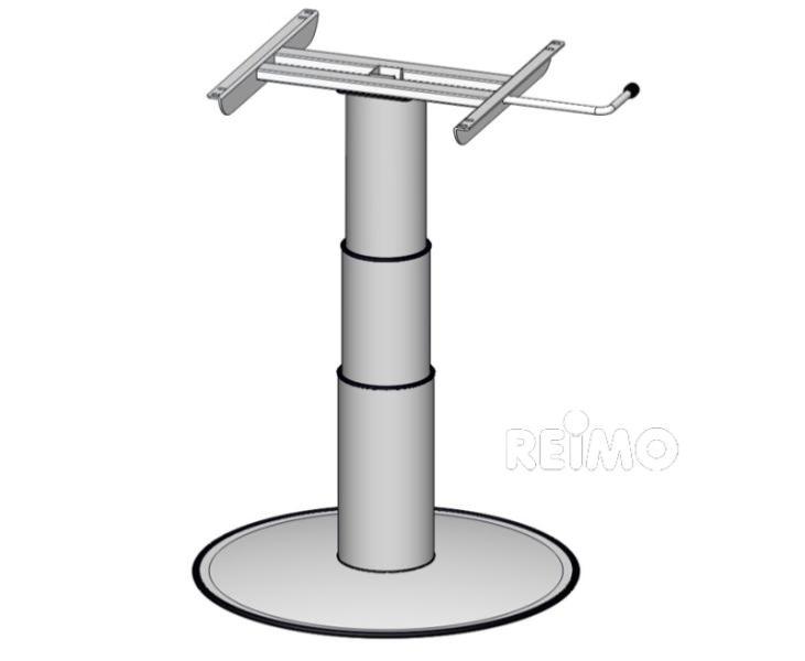 PIED DE TABLE COLONNE TELESCOPIQUE 320-695mm