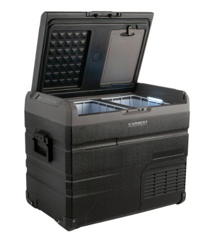 GLACIÈRE À COMPRESSION BIZONE 45L CARBEST 12V / 24V, 45L, Avec option batterie autonome 