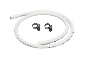 TUYAU GAZ UNIVERSEL - SORTIE TETINE 1.5m NF avec 2 colliers