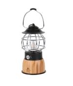 LAMPE RETRO A LED HOLIDAY TRAVEL BAMBOU/ACIER