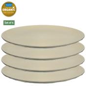 Assiette plate Koziol CLUB Ø26cm, lot de 4 sable du désert