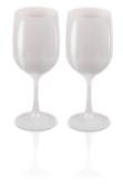 VERRE A VIN BLANC OPAQUE  - 370 ml NOUVEAU DESIGN - LOT DE 2