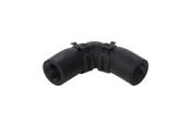 COUDE CAOUTCHOUC AVEC SERRE-JOINT 62x62mm ALDE
