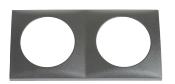 CADRE DE FINITION DOUBLE BERKER INTEGRO ANTHRACITE