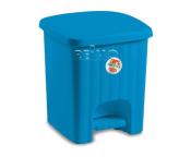 POUBELLE BLEUE A PÉDALE AVEC COUVERCLE - 4.5 LITRES