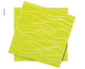 SERVIETTES PAPIER VERT CITRON 20 PI�CES
