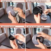 MAGUP-PAD M 10cm NOIR - GELMAGS ® - LOT DE 2