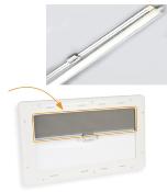 MOUSTIQUAIRE 1200x800 Rollo S4 4460001816, BLANC pour Baie Seitz 1200
