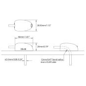 PASSE CABLE ETANCHE SCANSTRUT DS-H6 pour 1 cable ø2-6mm