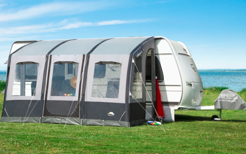Auvent partiel gonflable d'été DWT SPEED AIR - TAILLE 2 - 375X240cm - hauteur 235-250cm